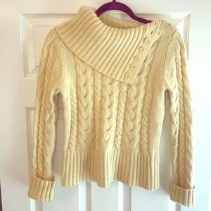 Banana Republic Yellow Angora Sweater